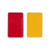 TARJETA ARBITRO 2 PIEZAS - AMARILLO Y ROJO